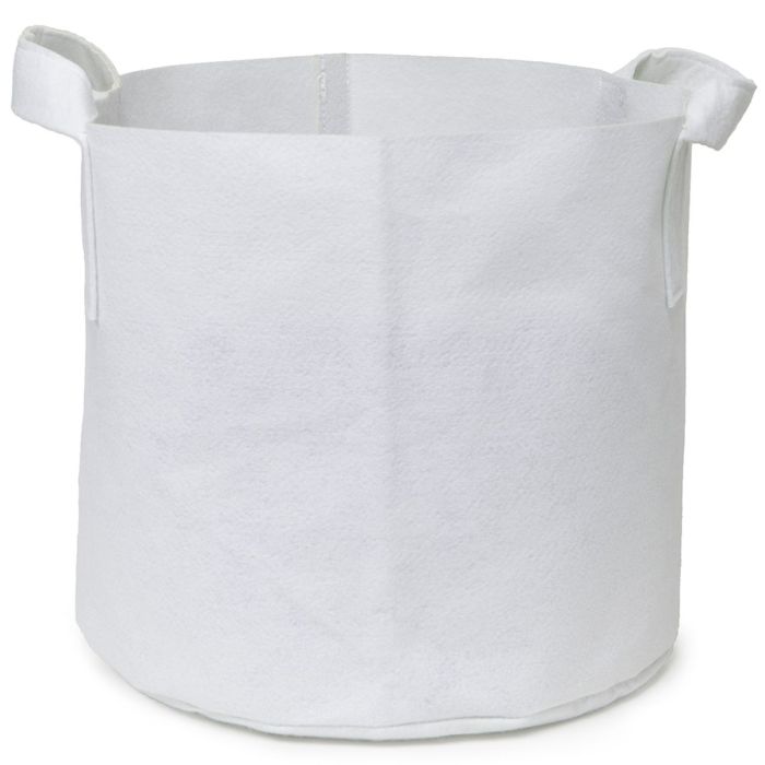 25ltr Textile Pot With Handles white