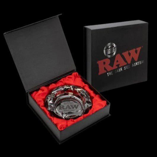 RAW GLASS ASHTRAY DARKSIDE