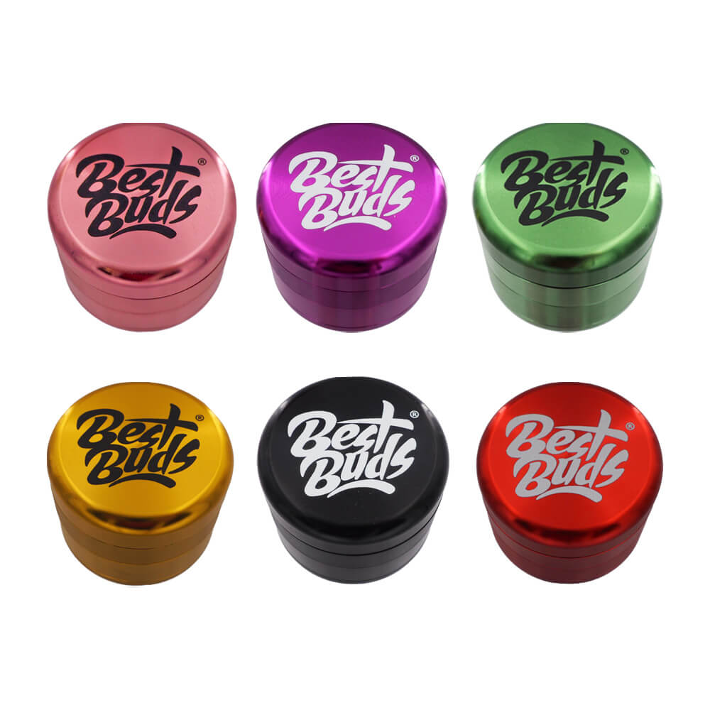 Best Buds Compact Ultra-Light 4 Part Aluminium Grinder