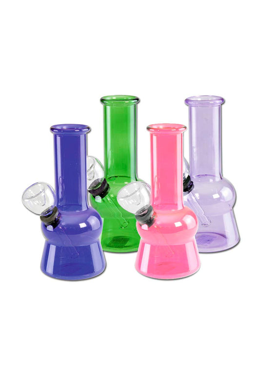 Glass Bong mini transparent coloured