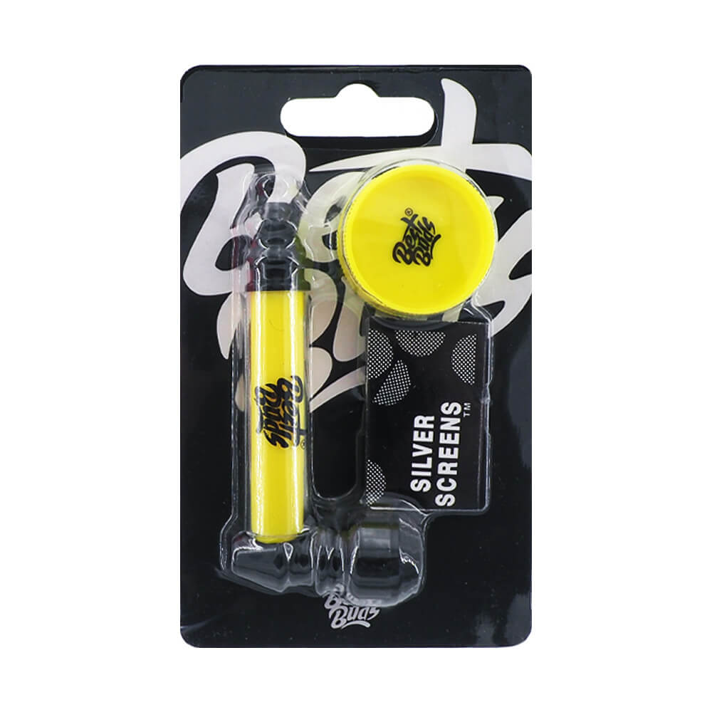 Best Buds Pipsy Metal Pipe with Mini Grinder