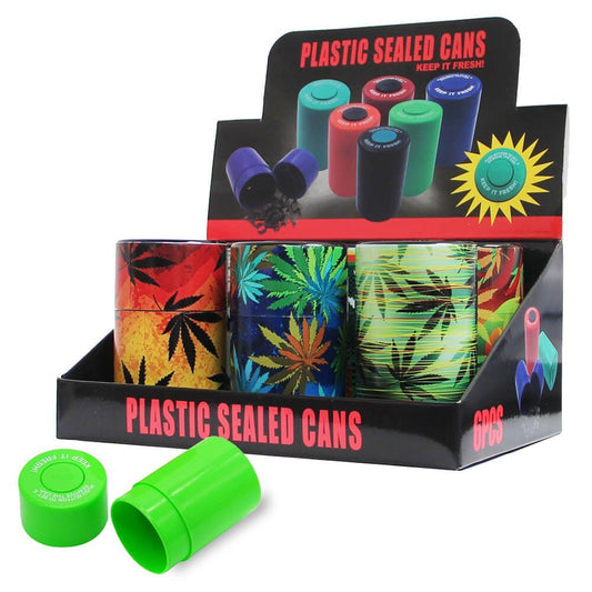 Plastic Sealed Cans Weed Elements