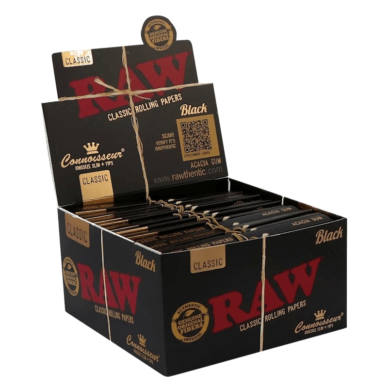 Raw Black Connoisseur King Size with filters