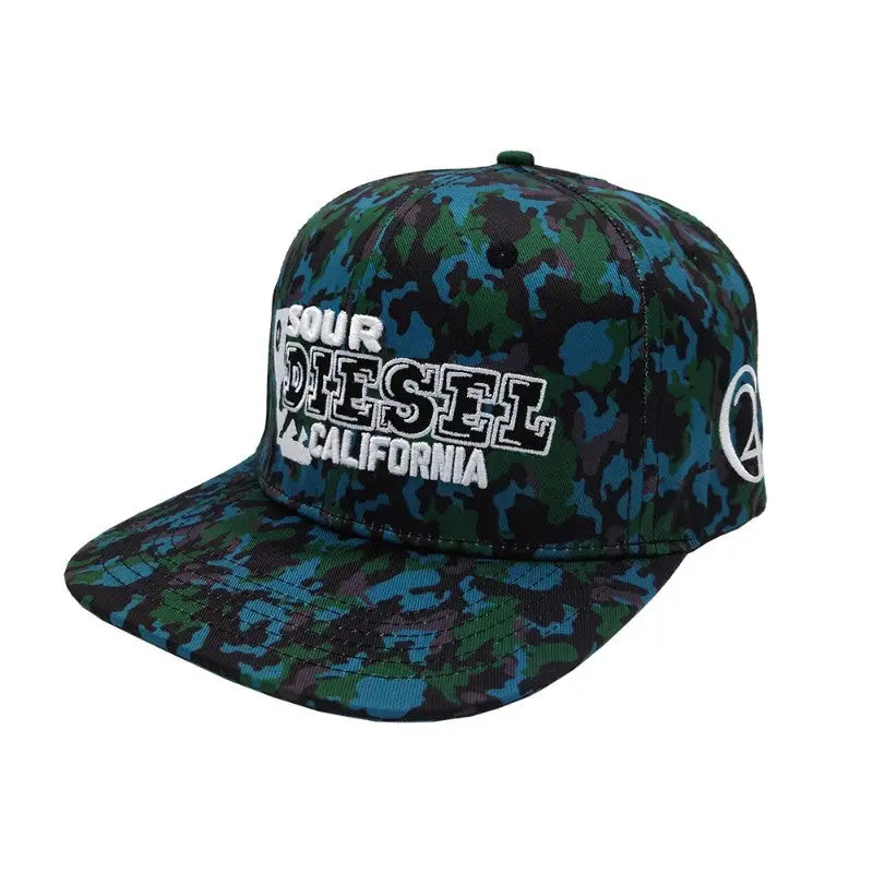 Lauren Rose - Sour Diesel 420 Camo Cap - Blue Lauren Rose