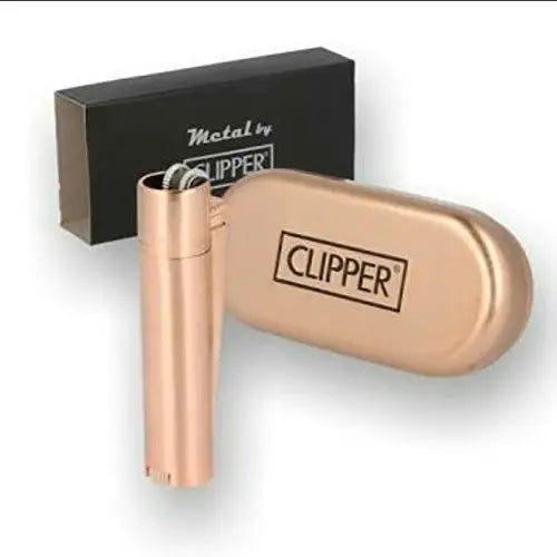 Metal Clipper Lighters - Rose Gold Clipper