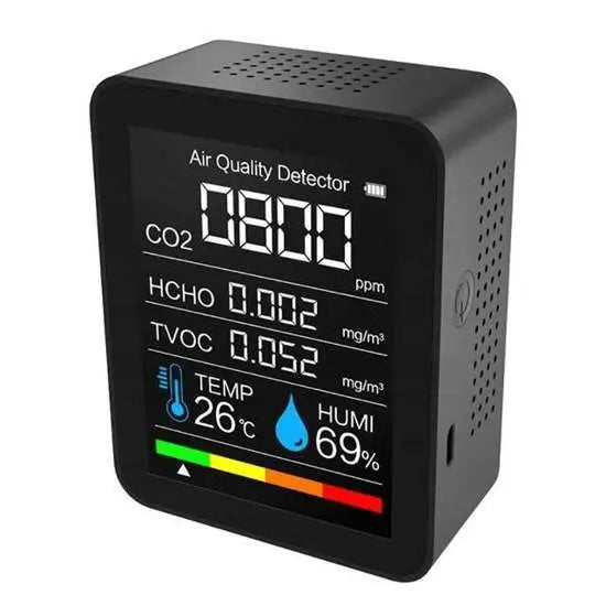 Monitor CO2 - Temperature / Humidity / Air Quality / Carbon Dioxide meter Tree Of Life Growshop - Gozo