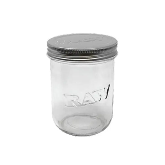 RAW smell-proof Mason Jar 16oz RAW