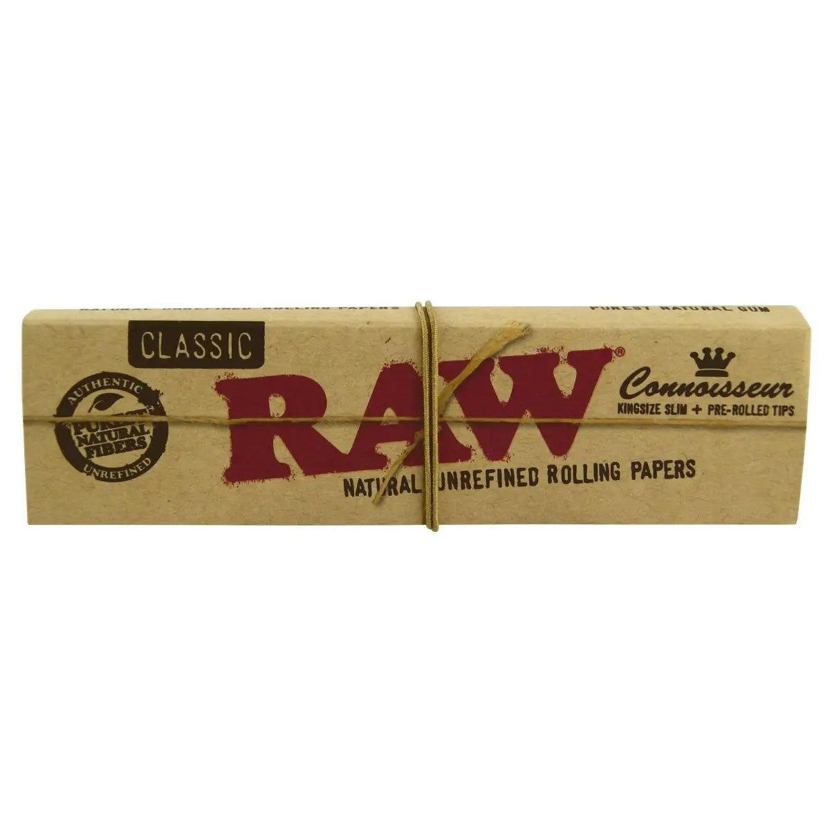 Raw Connoisseur KS Slim Rolling Papers + Pre-rolled Tips RAW