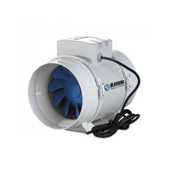 SILENCED FAN - BLAUBERG BI-TURBO 12,5CM + CABLE - 220-280M3/H Blauberg