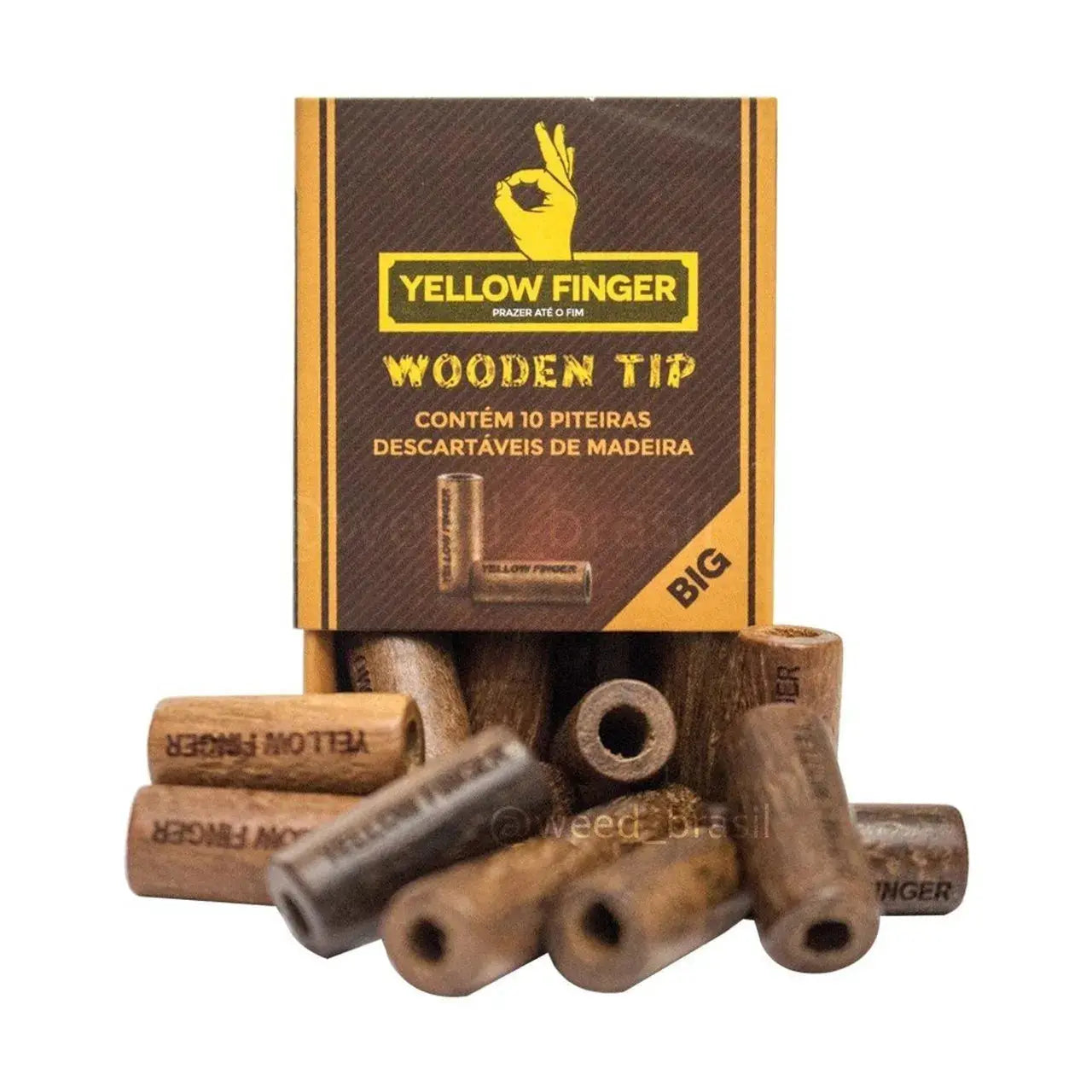 Yellow Finger - Wooden Tip Yellow Finger